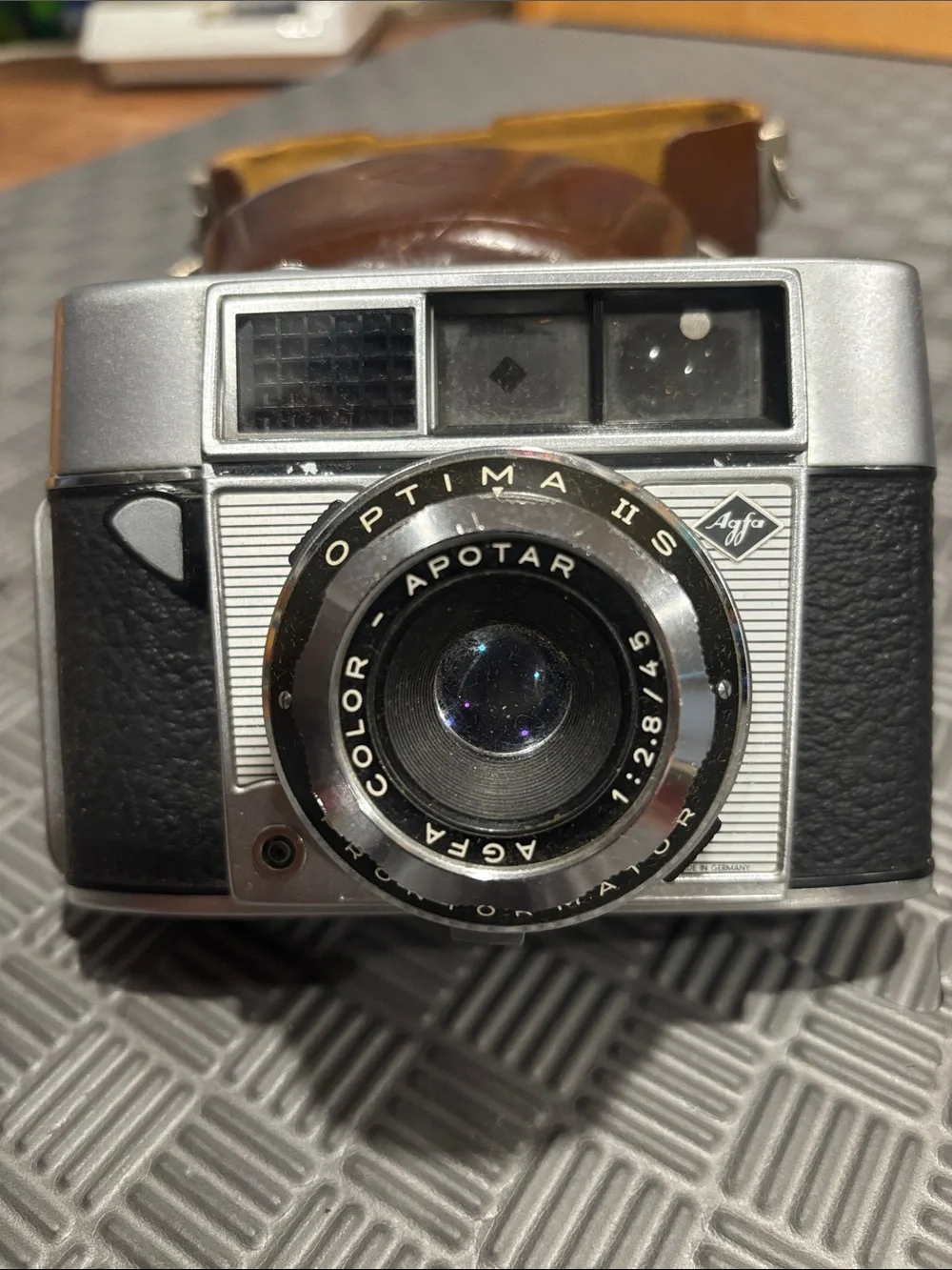 Vintage Agfa Optima II S Vintage 35mm Camera - Black/Silver